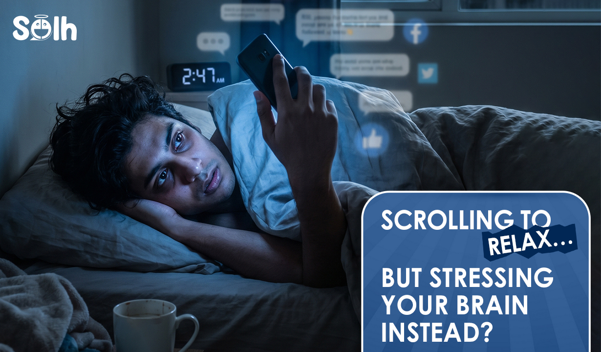 Doomscrolling Before Bed, Wired at 2AM, Exhausted at 9AM: What This Loop Is Doing to Your Stress System